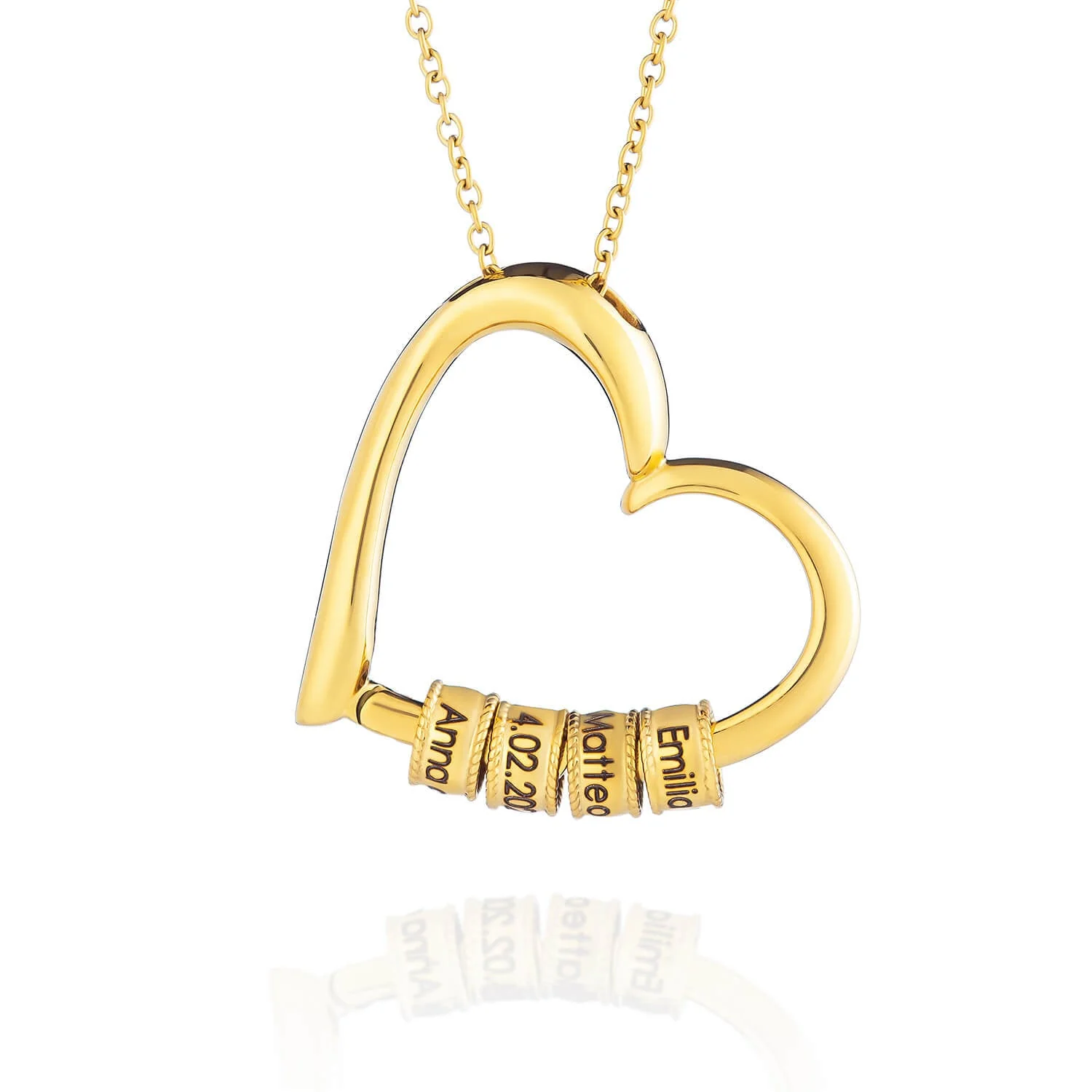 Personalized Heart Name Necklace - Image 7