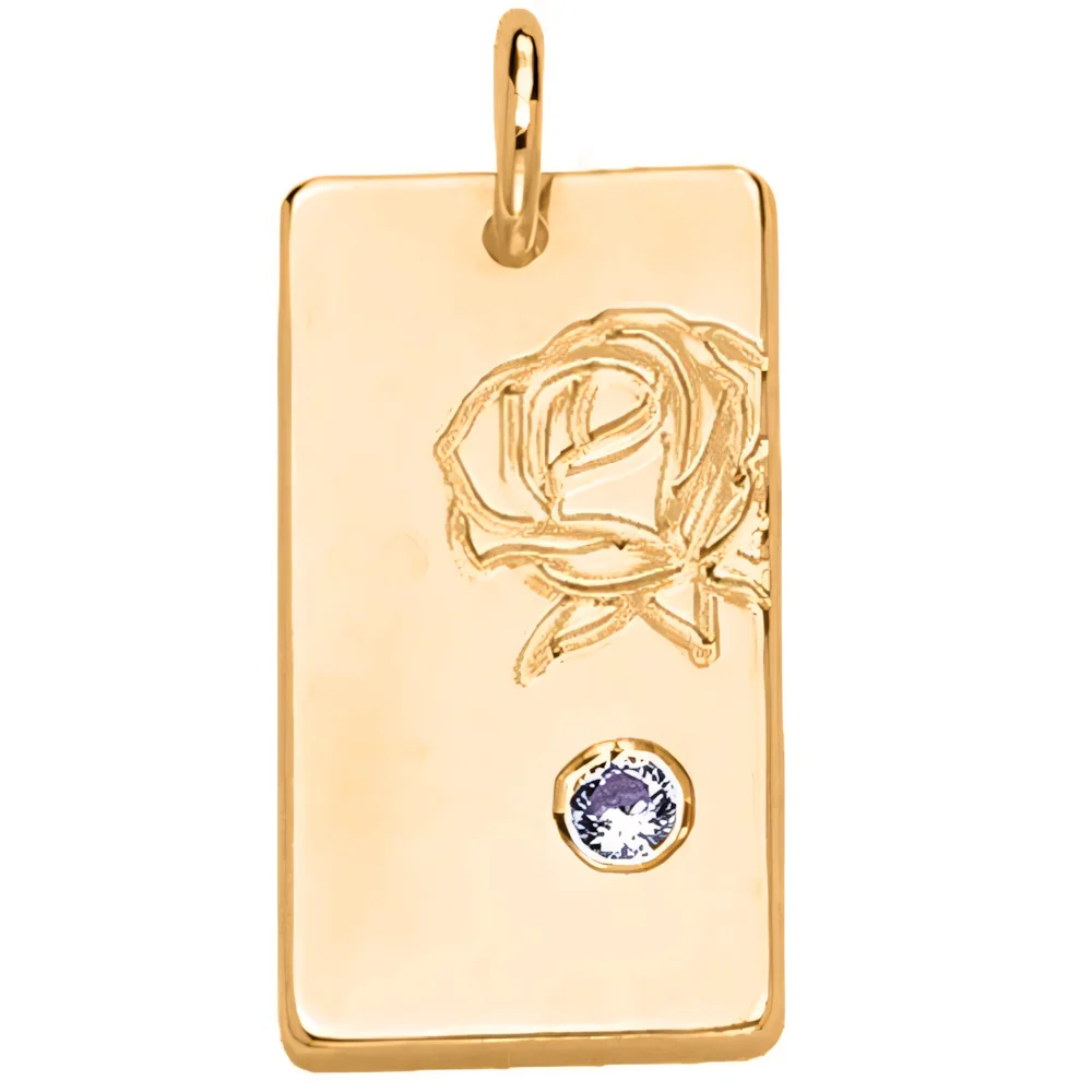 Personalized Name Dainty Satellite Chain Birth Flower & Stone Necklace - Image 19