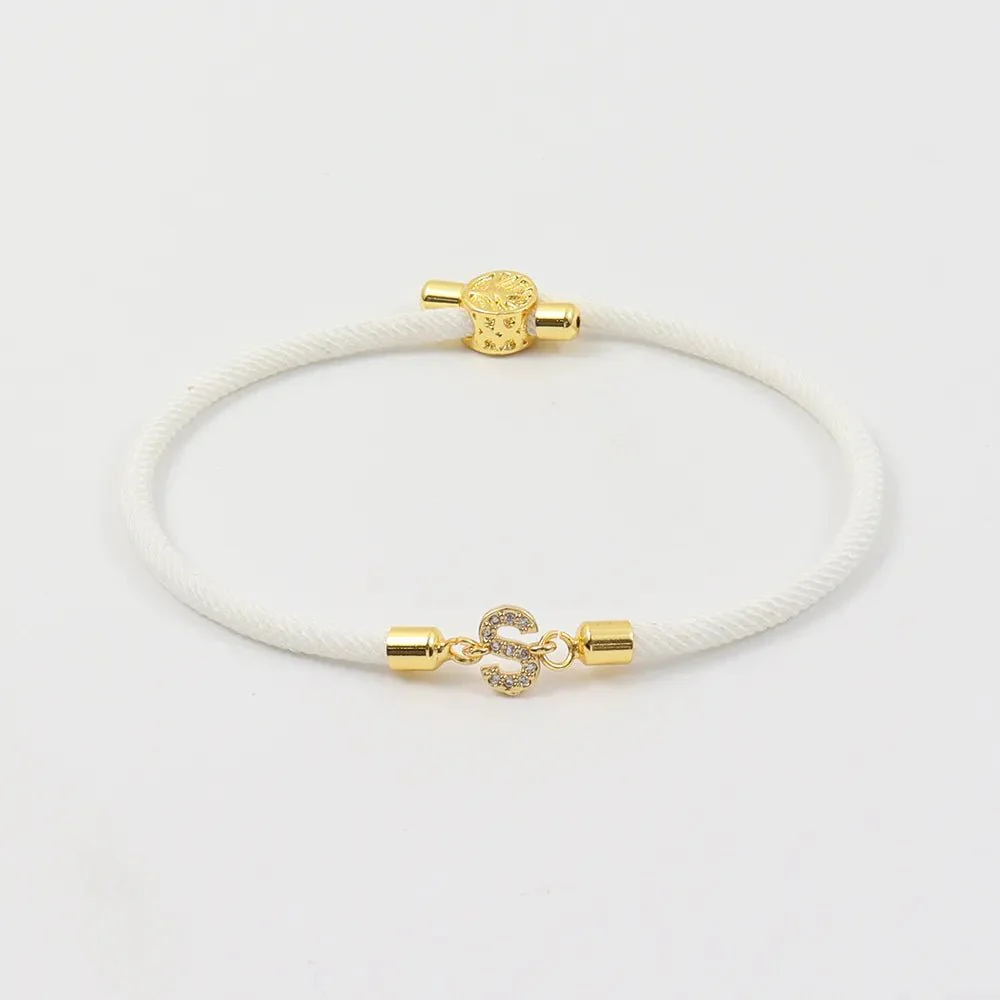 Adjustable Letter Initial Bracelets - Image 12