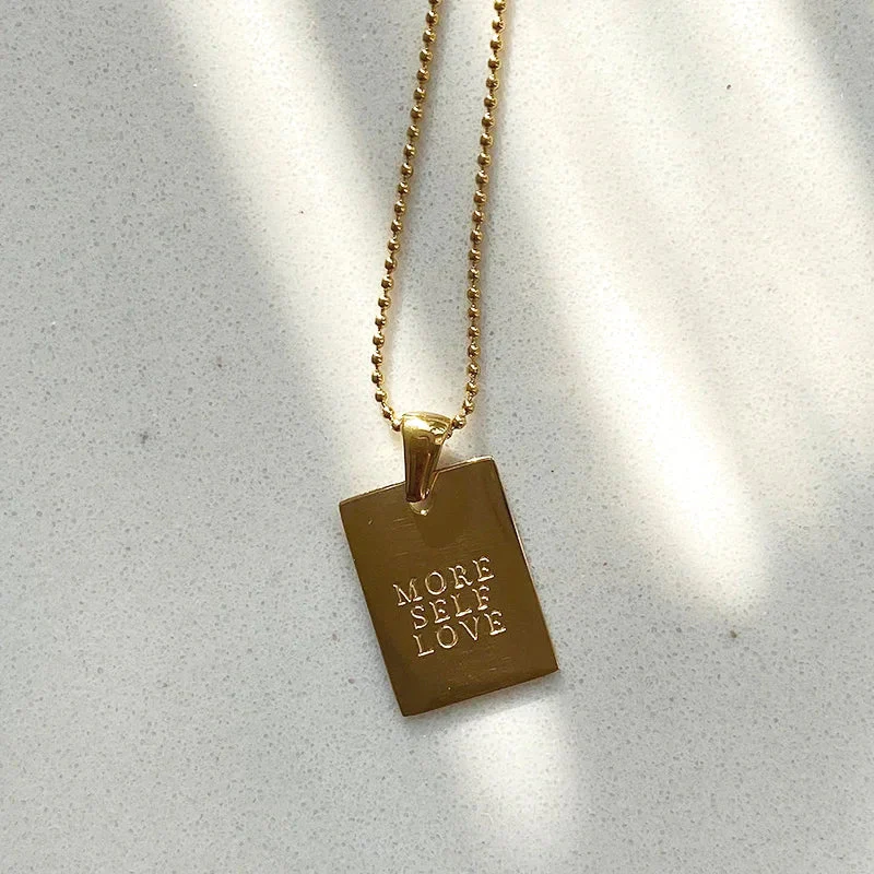 Positive Affirmation Engraved Necklaces - Image 8