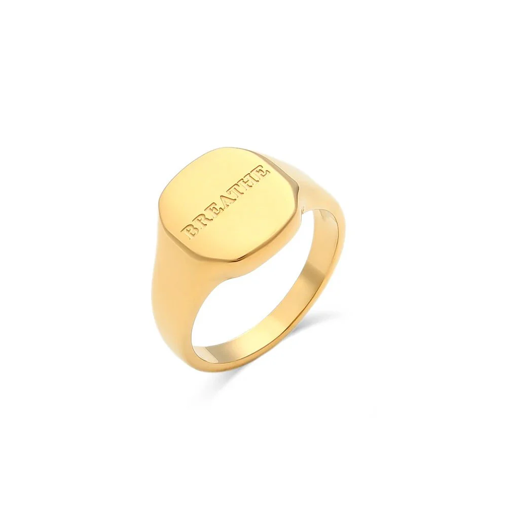 Positive Affirmation Engraved Rings - Image 21