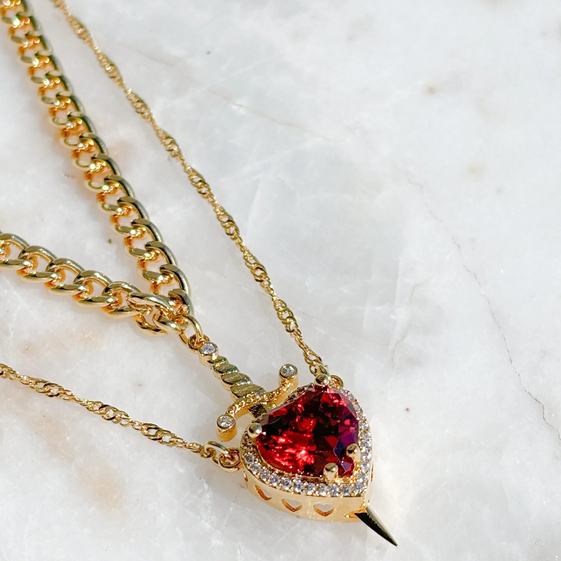 Prince & Princess Couples Necklace Set - Image 2