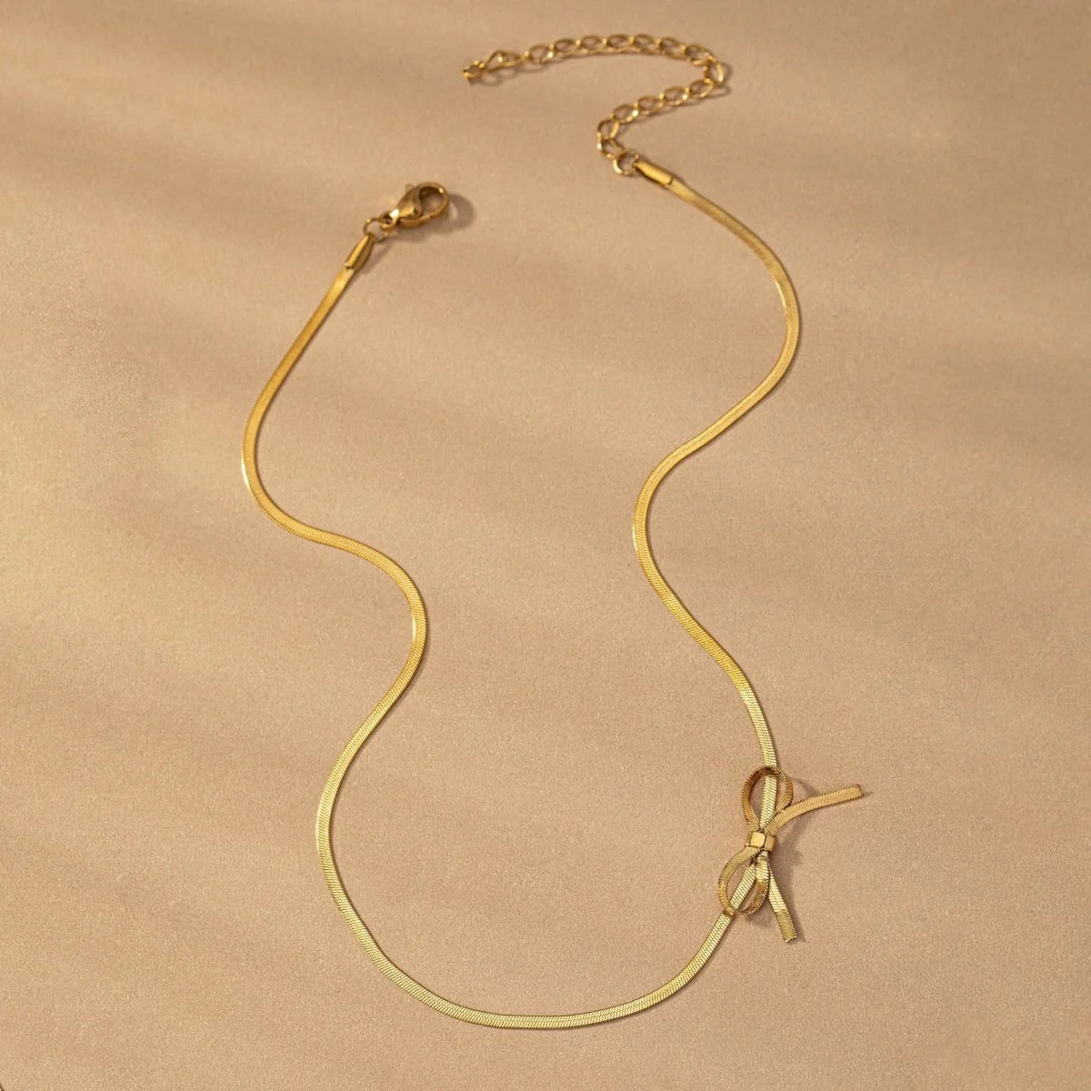 Romantic Dainty Bow Necklace - Image 7
