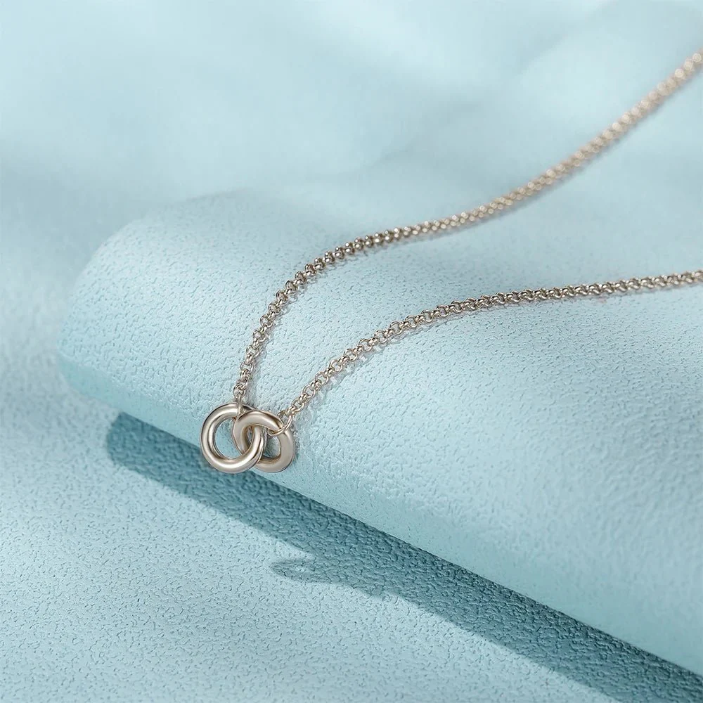 S925 Dainty Forever Linked Necklace - Image 6