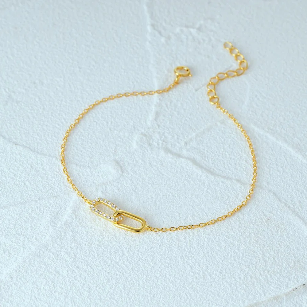 S925 Forever Linked Diamond Contrast Bracelet - Image 7