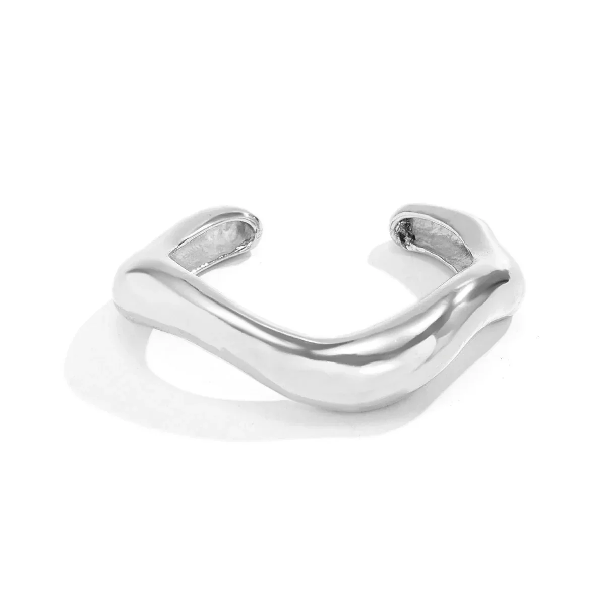 Statement Chunky Wave Bracelets - Image 11