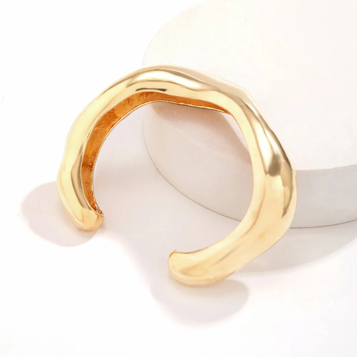 Statement Chunky Wave Bracelets - Image 8